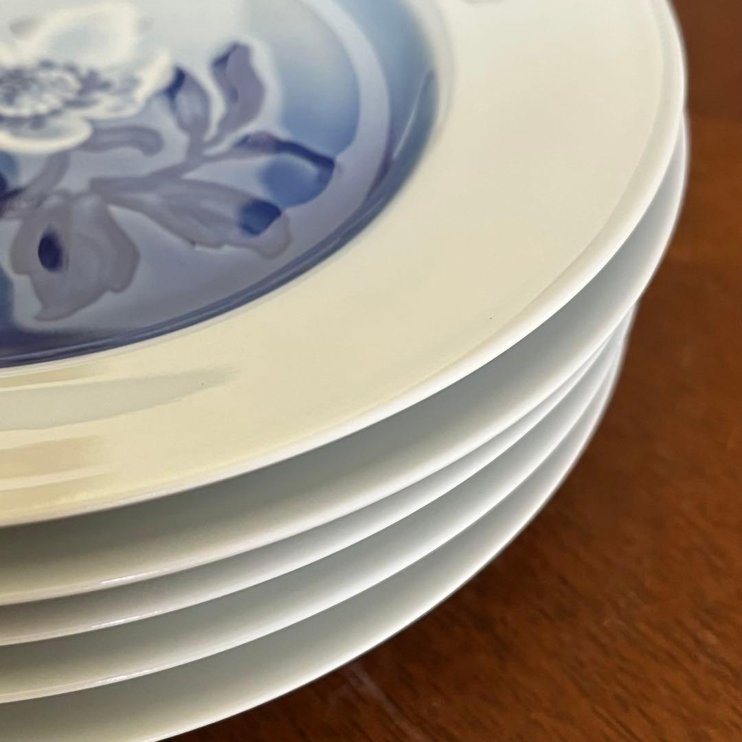 【希少品】B&G ビングオーグレンダール★クリスマスローズ★デザート皿　5枚