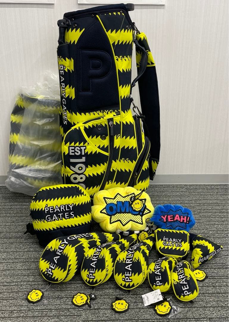 パーリーゲイツ Electric Shock！ギザギザボーダー　キャディバッグ