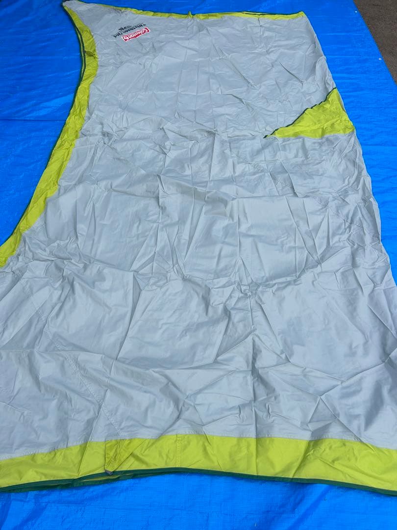 【美品】コールマン パーティーシェード 360 ライムグリーン