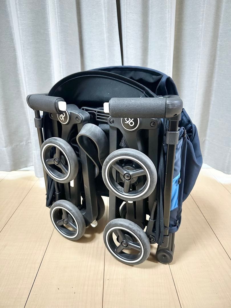 良品 gb ポキットプラス オールテレイン ネイビーブルー B型ベビーカー