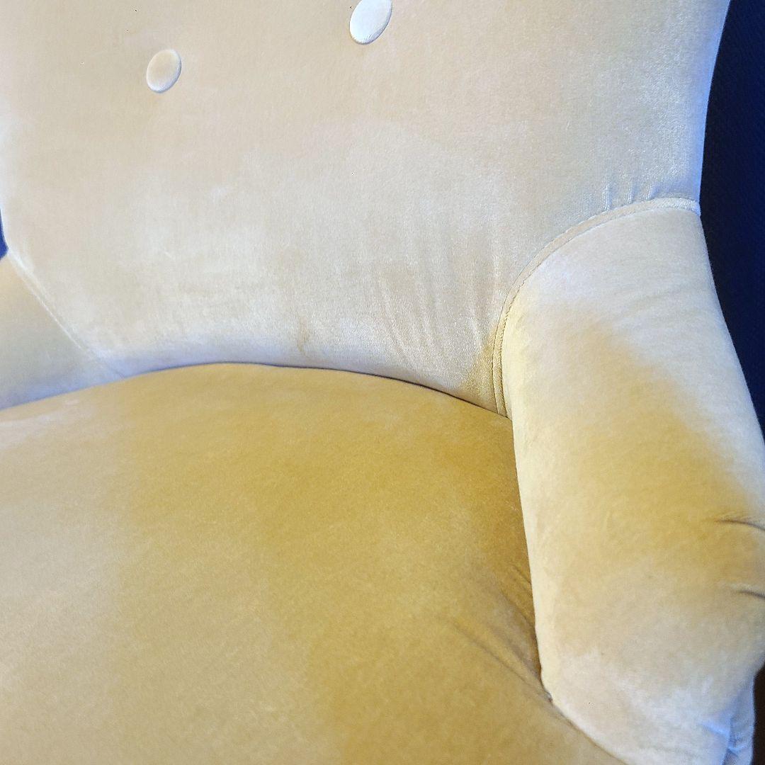 【美品】IKEA REMSTA 1人用　ソファ ベージュ ひとりカフェ　椅子