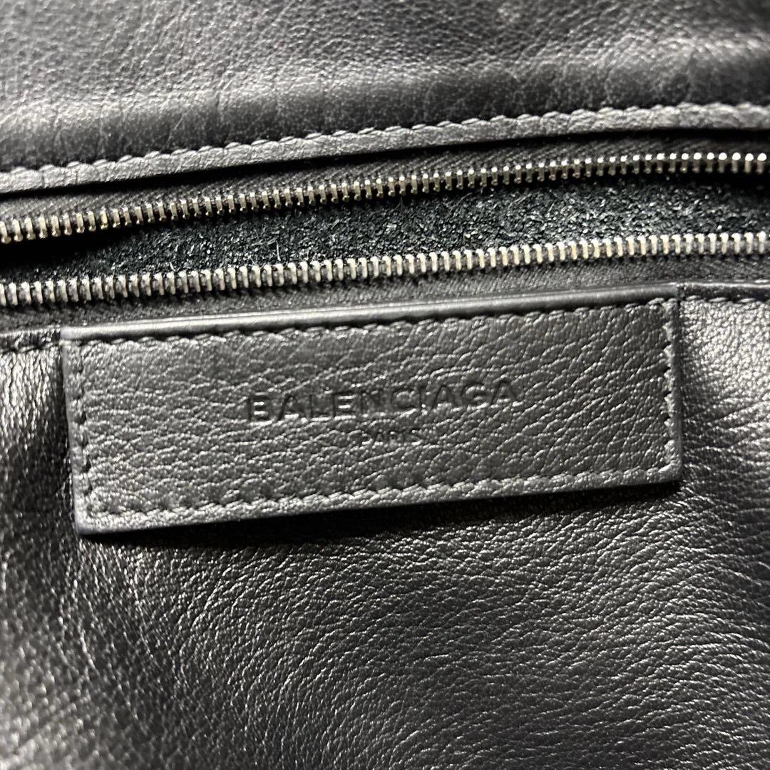 バレンシアガ　ペーパーバッグ　ブラック　ミディアム