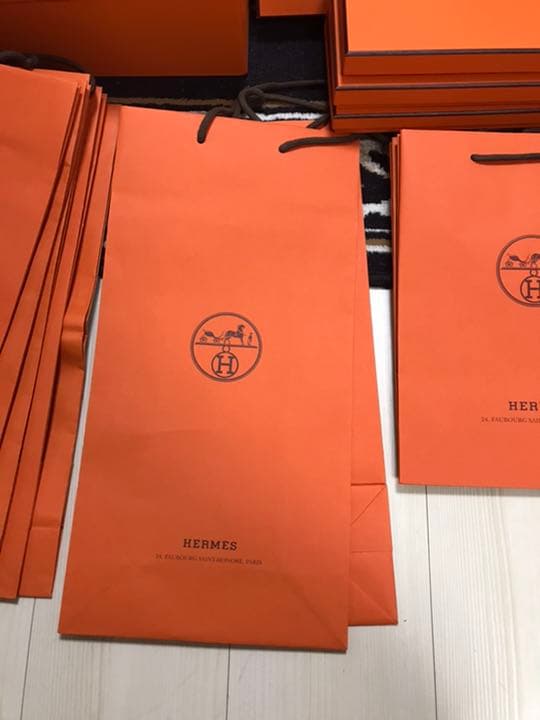 エルメス空箱、紙袋