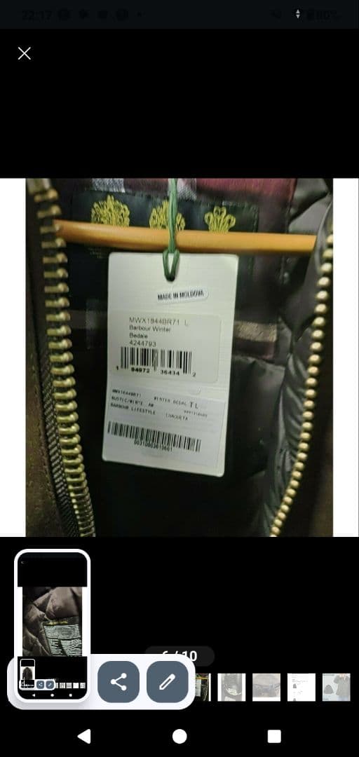 Barbour バブアー Winter Bedale