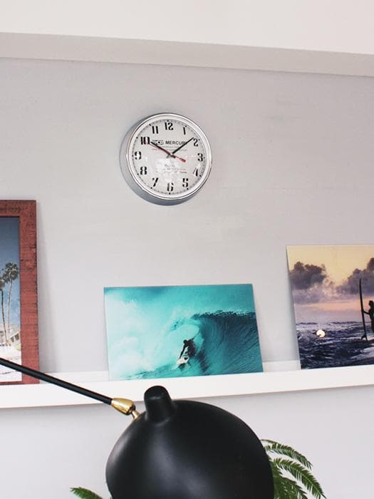 マーキュリー ウォールクロック モンゴメリ (52366) ホワイト 壁掛け時計