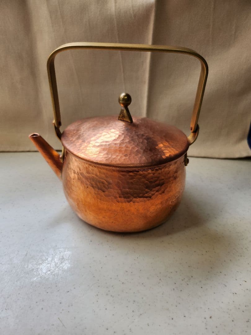 水野正美　ケトル　急須　銅