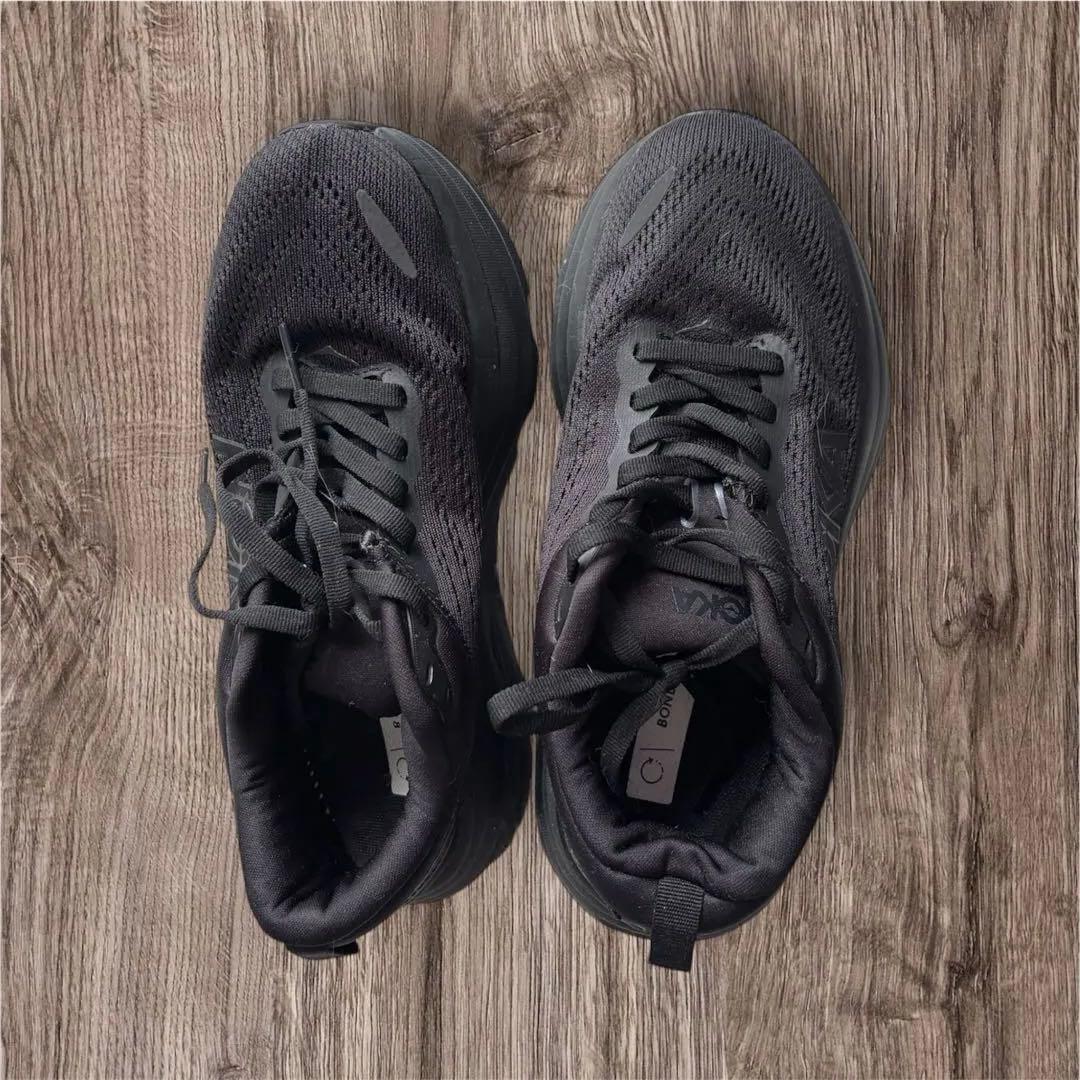 p*i様 m*e様 HOKA ブラック BONDI 8 WIDE/ローカットスニ
