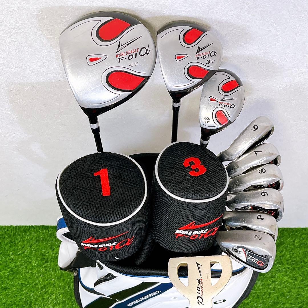 やさしいレフティ　ゼクシオ　ワールドイーグル　メンズゴルフセット　左利き用　左打
