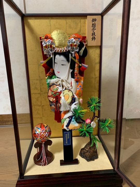 羽子板 ガラスケース入り 値下げ