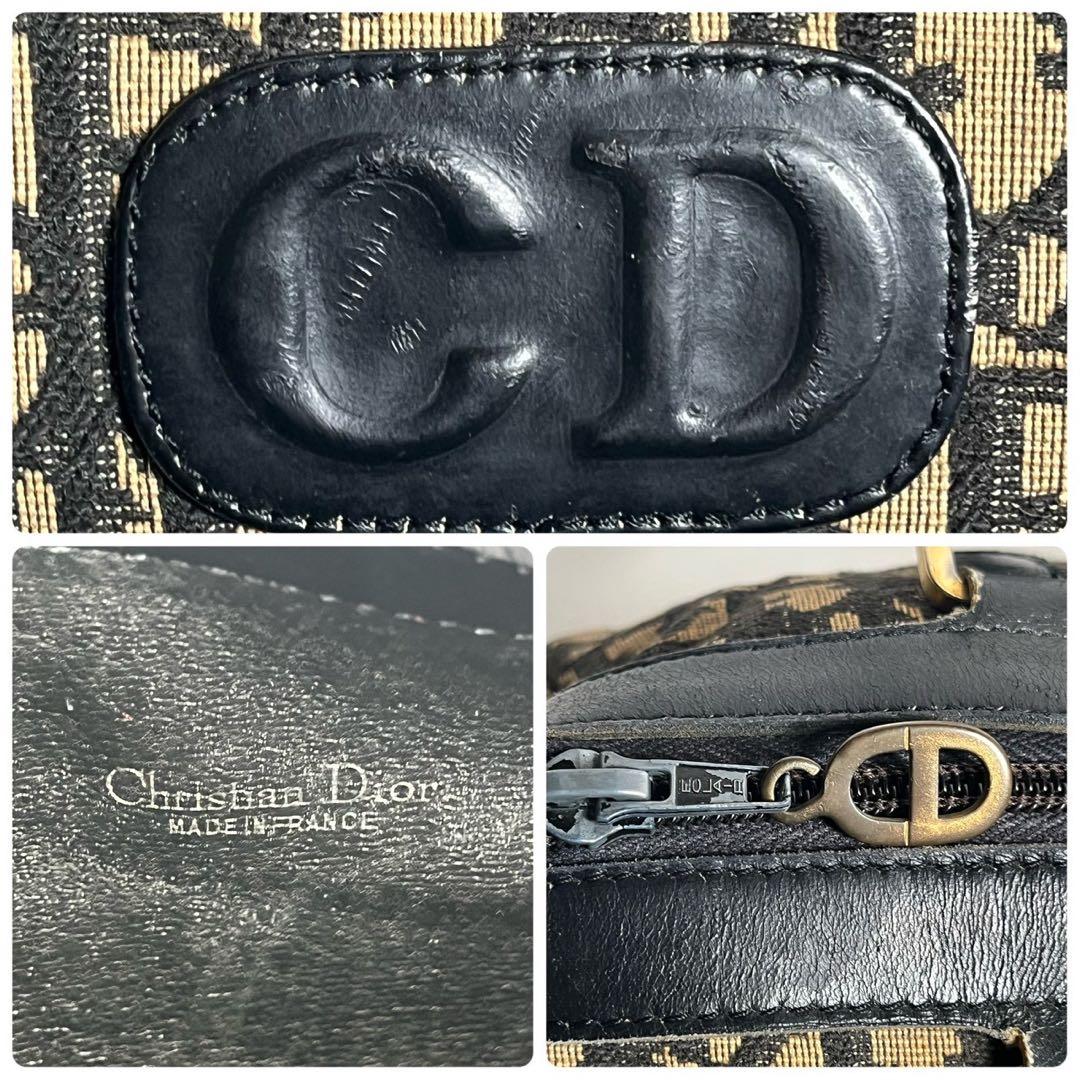 【極美品✨】ディオール　ミニボストンバッグ　ハンドバッグ　トロッター　CDロゴ