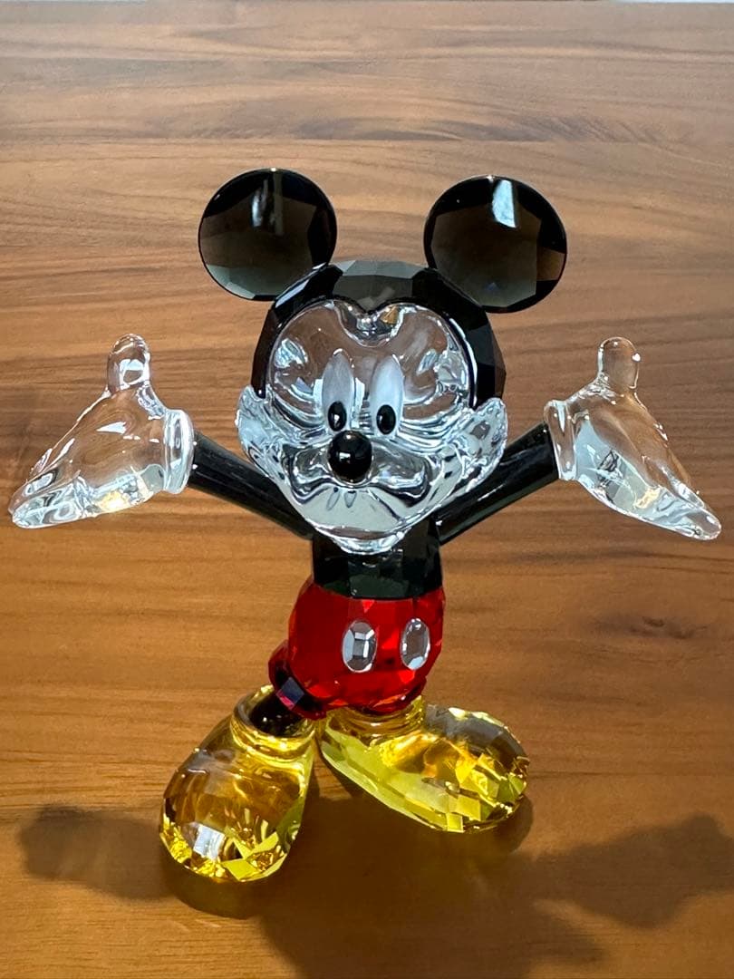 【美品】スワロフスキー クリスタル フィギュア ミッキーマウス Disney