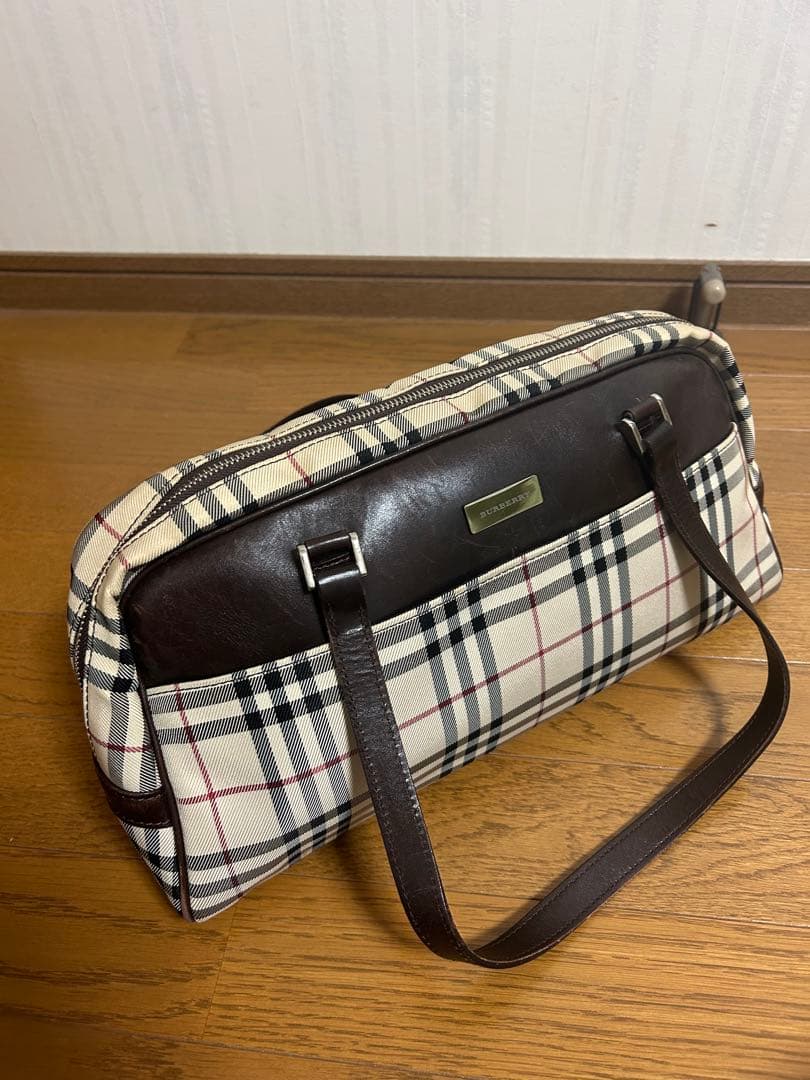 【希少】BURBERRY ミニボストン　ショルダーバッグ