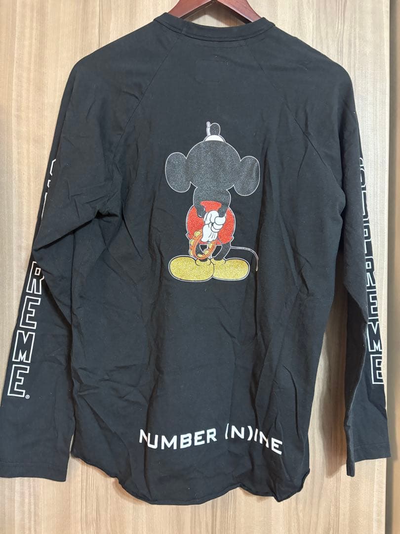 トップス supreme Number(N)ine Mickey Mouse Raglan