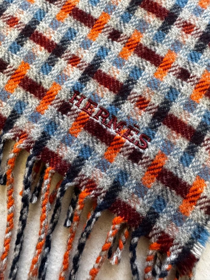 ヒロ エルメス HERMES Hエコセ マフラー