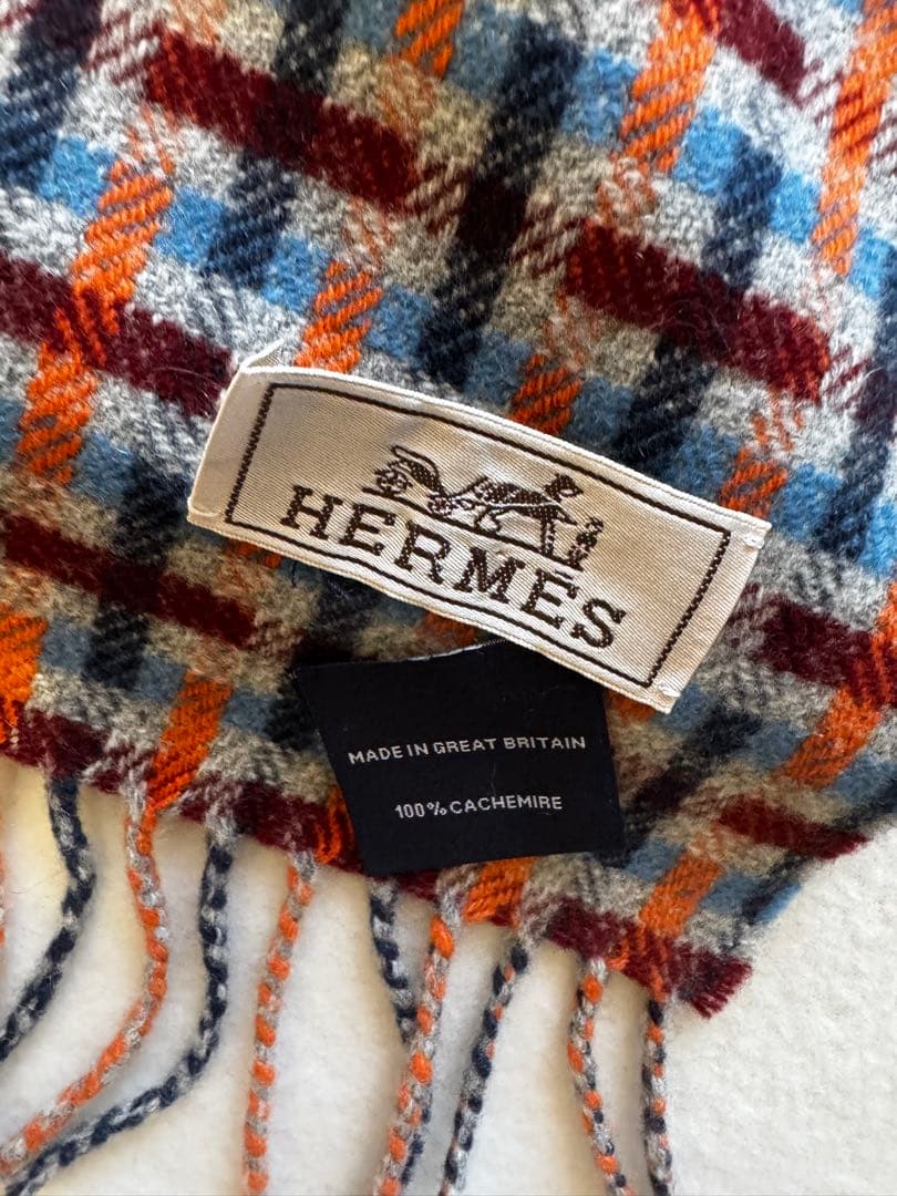 ヒロ エルメス HERMES Hエコセ マフラー