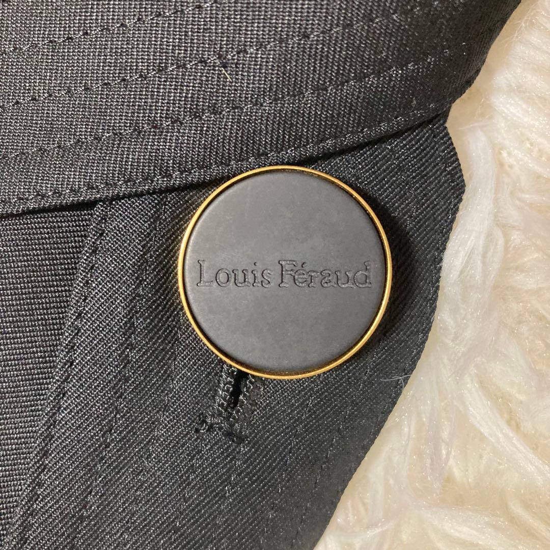 シルク100% ルイフェロー トレンチコート 裏地総柄 ベルト Aライン 黒 9