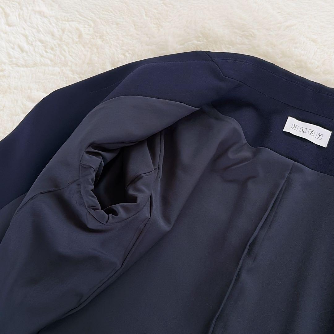 極美品✨【プラステ】テーラードジャケット パンツ スーツセットアップ ネイビーS