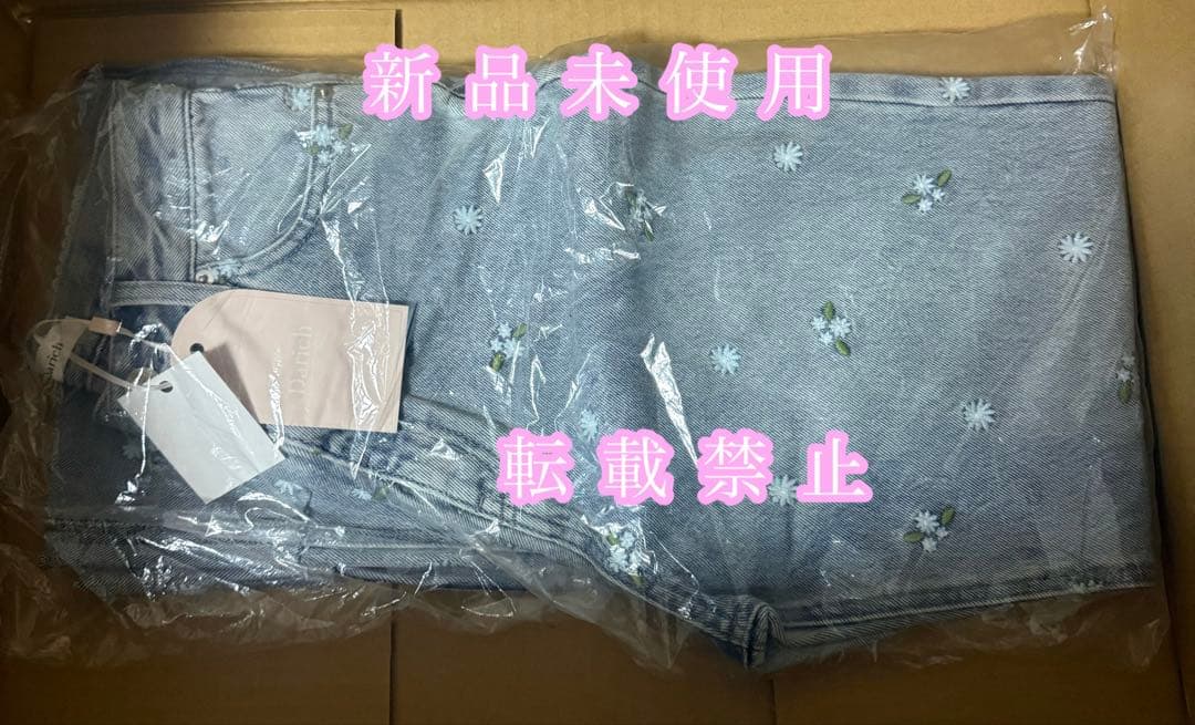 完売品未使用ダーリッチ スプリング フラワーデニムパンツ M