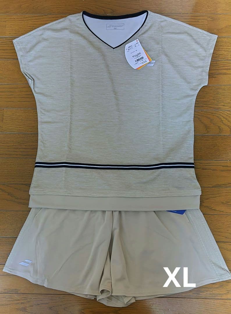 ちゃち　バボラ シャツ 、ショートパンツ セットアップ レディーステニスウ