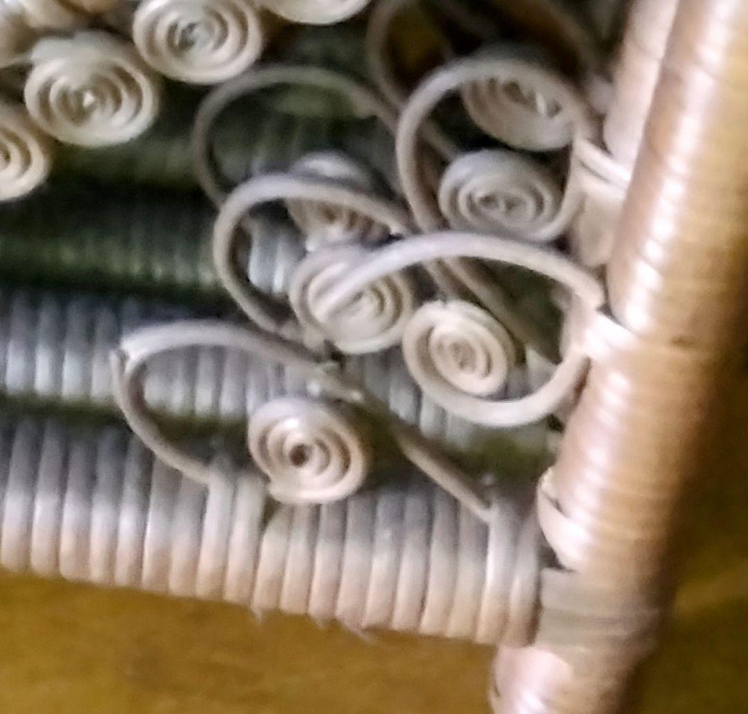 【昭和レトロ】藤ラタン製パーテーション間仕切り