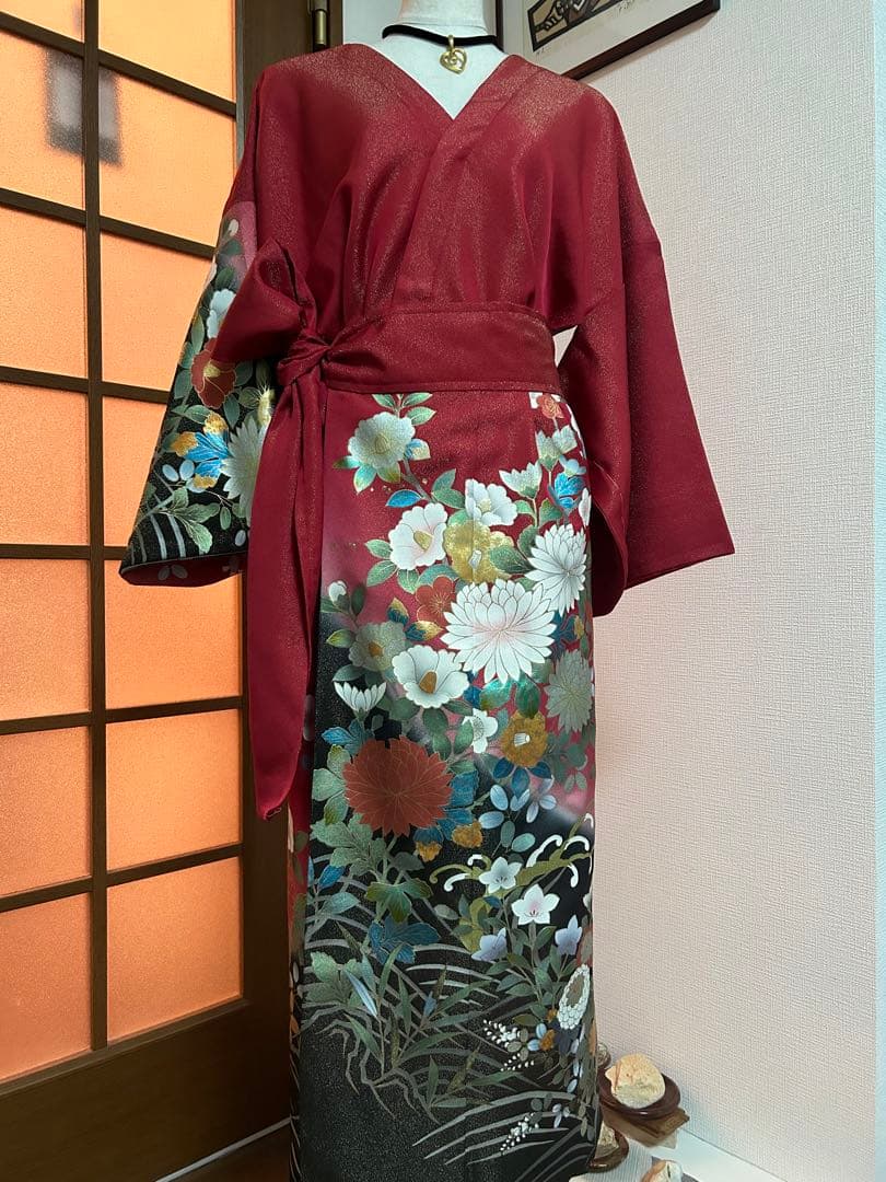 一点もの高級振り袖3wayKIMONO FUKU