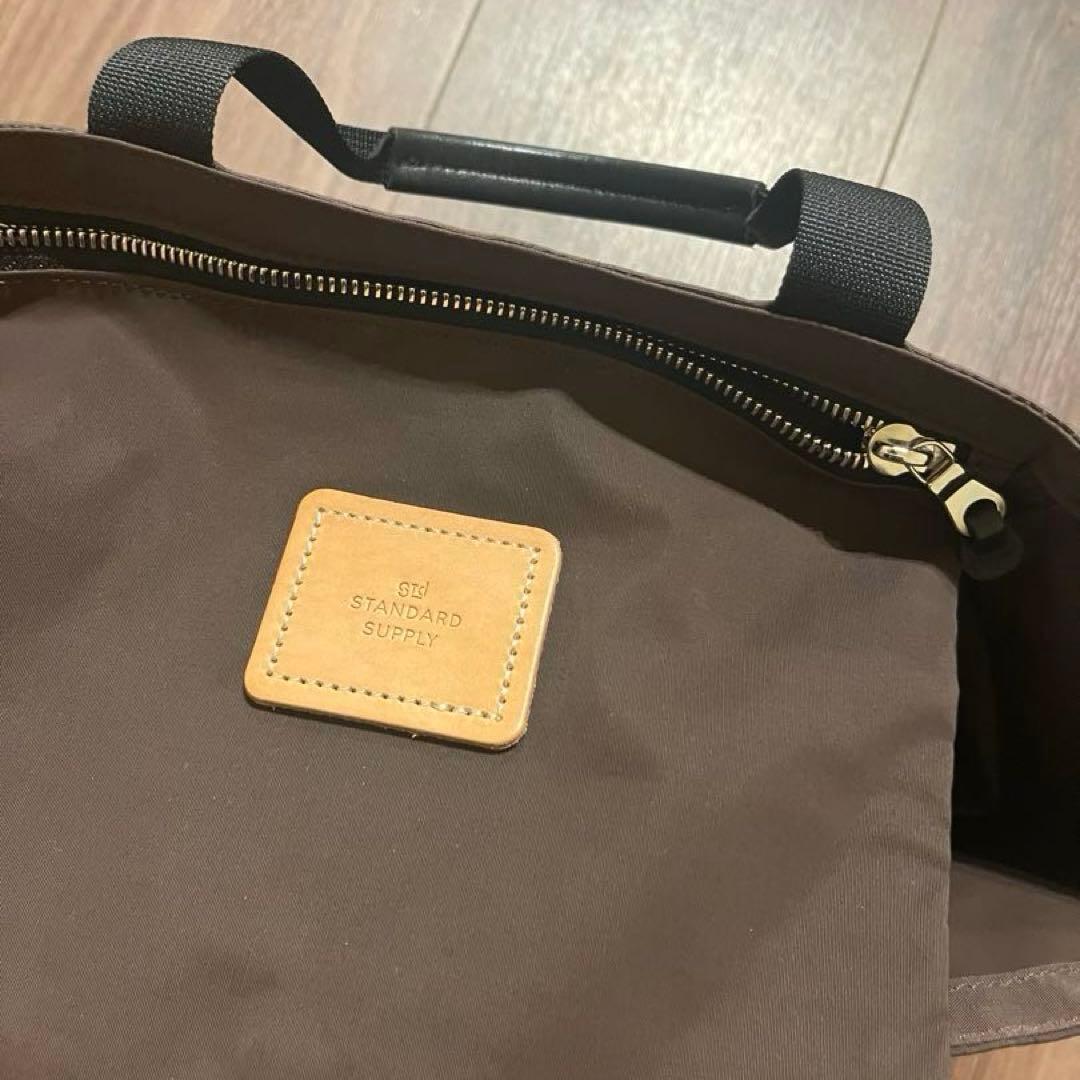 STANDARD SUPPLY ダークブラウン　ベーシックトートバッグ