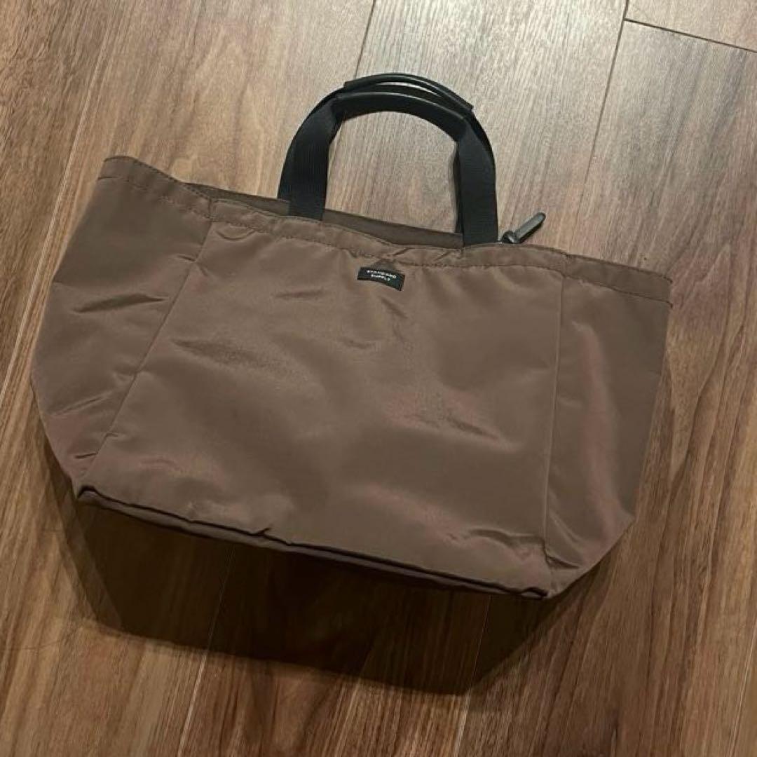 STANDARD SUPPLY ダークブラウン　ベーシックトートバッグ