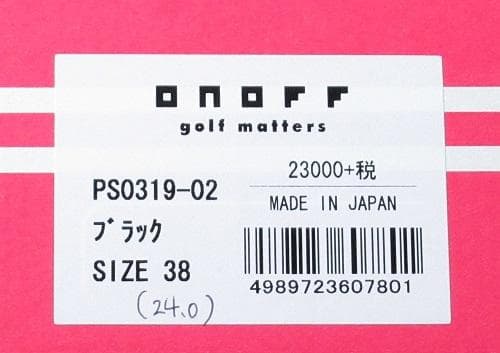 新品 オノフ×パトリック　スパイクレスゴルフシューズ/レディス/24.0cm