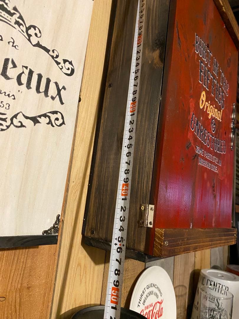 壁掛け収納　小物入れ　アメリカン　インダストリアル