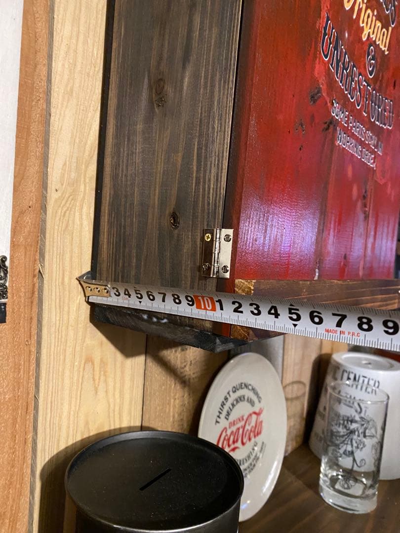 壁掛け収納　小物入れ　アメリカン　インダストリアル