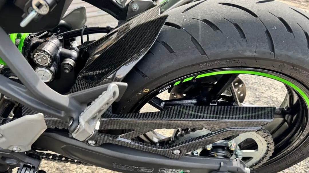 ティーザー カーボン リアフェンダー Kawasaki ZX-4RR