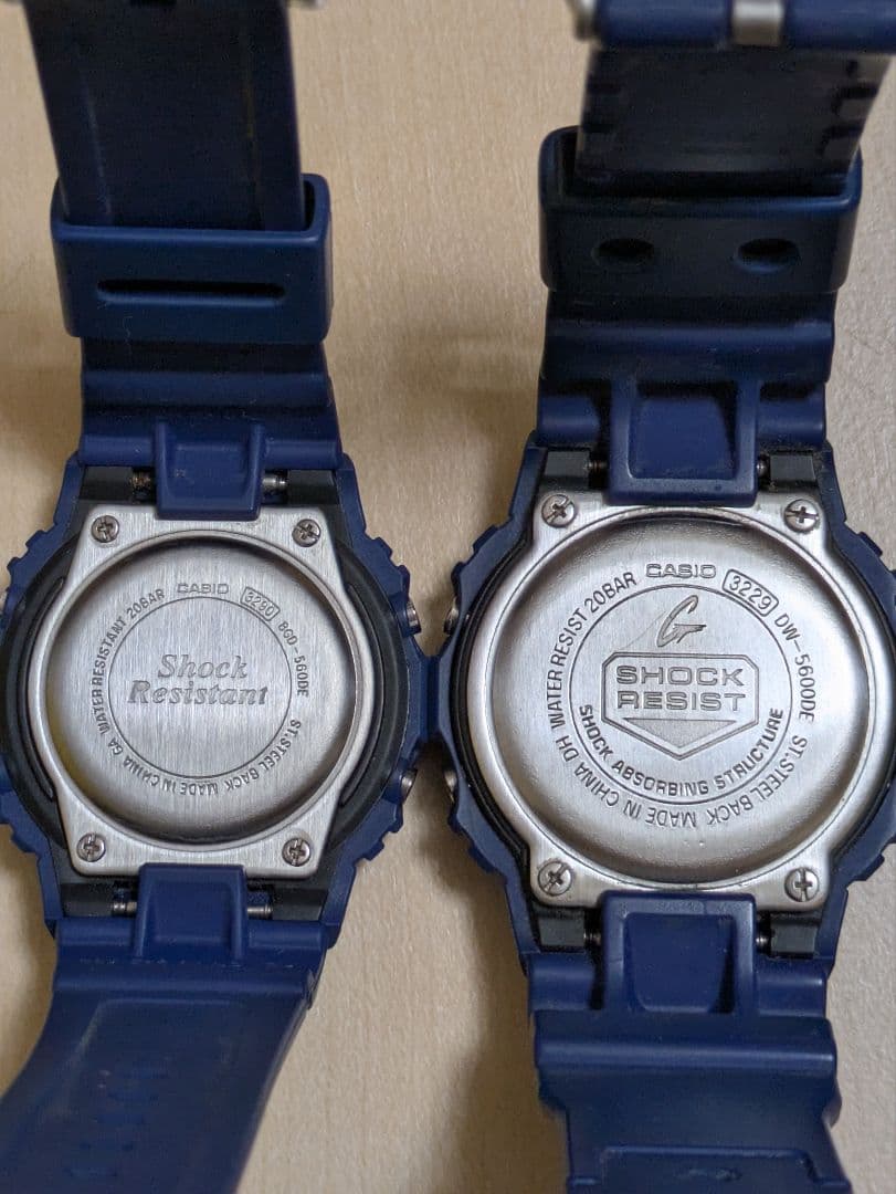 G-SHOCK Baby-G ネイビー デジタル腕時計セット