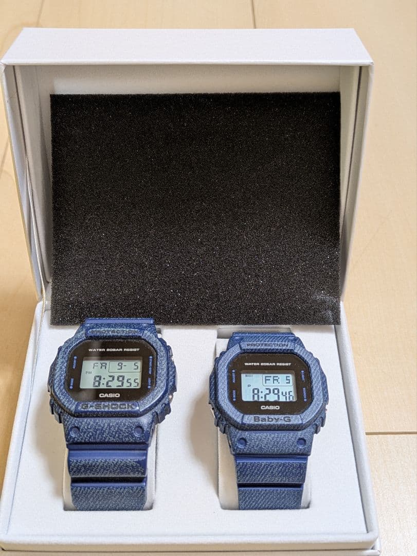 G-SHOCK Baby-G ネイビー デジタル腕時計セット