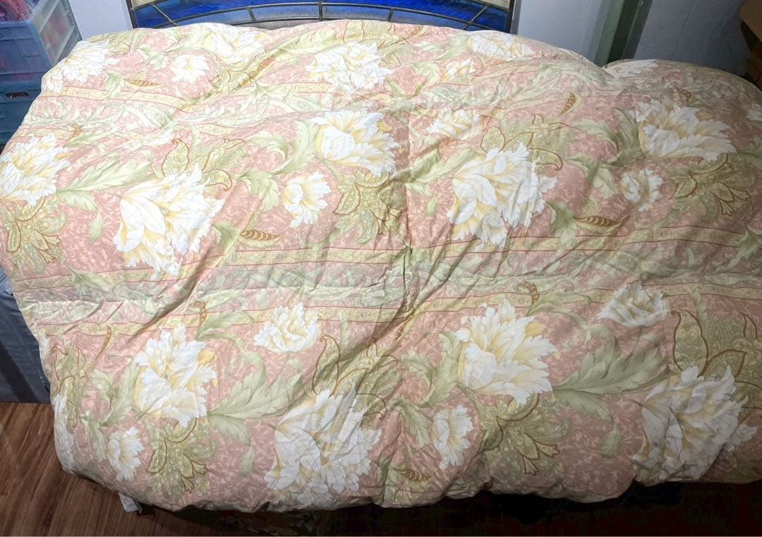 美品 羽毛布団 ポーランドホワイト ダウン 掛布団