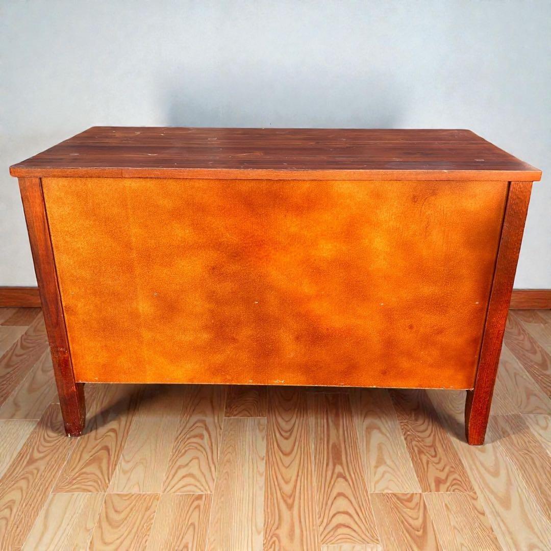 アジアン家具 バンブー ローチェスト 和モダン格子収納 ローボード テレビ台