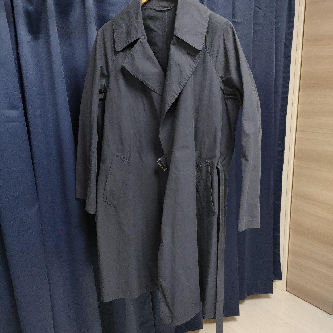 comoli タイロッケンコート　1 ネイビー　タイプライター