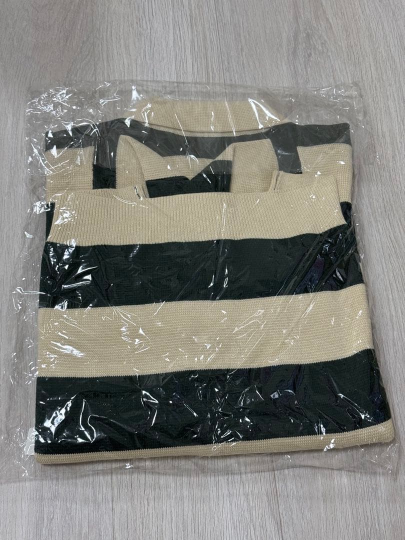 Naptime. ニットラガーシャツ DARKGREEN