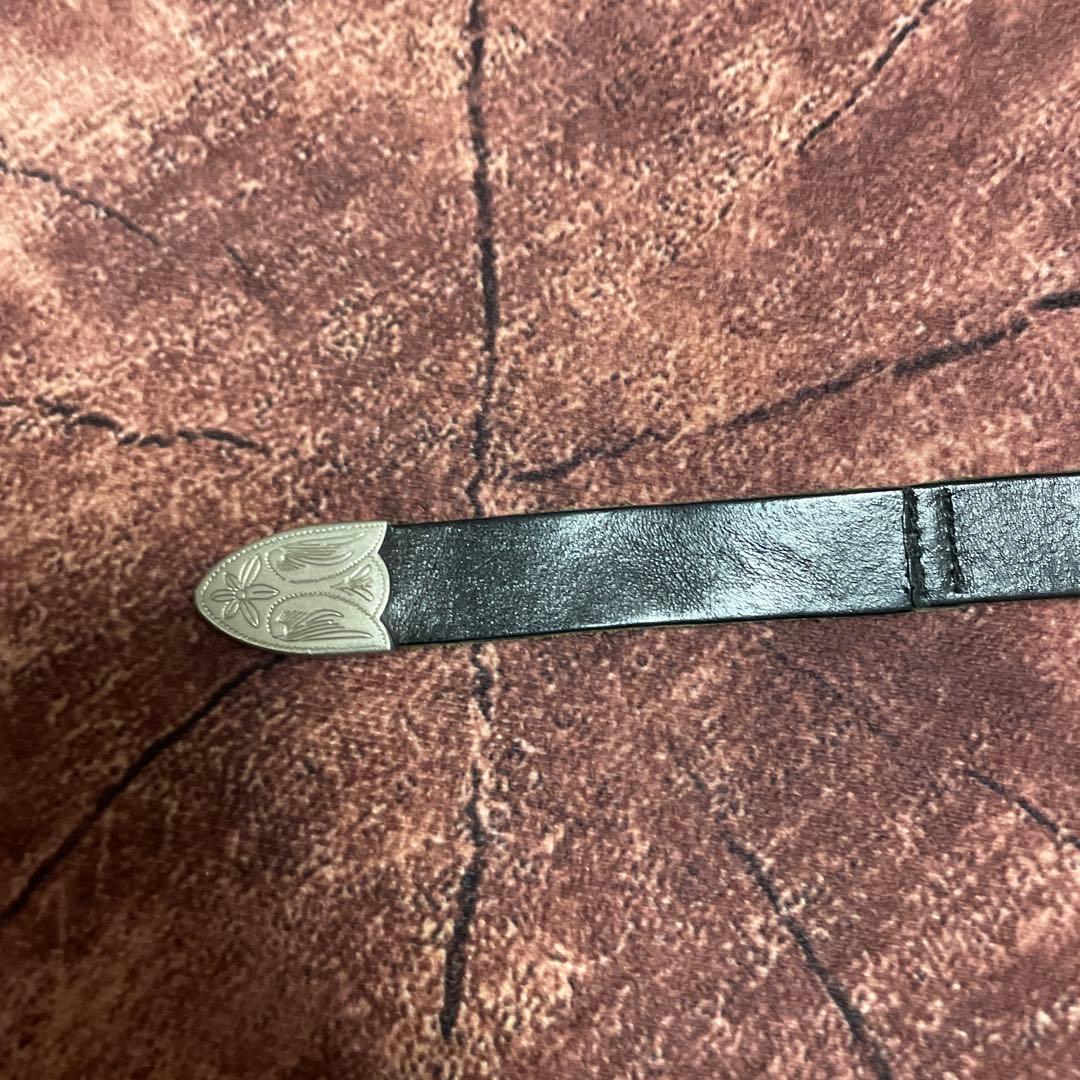 小物 BED J.W. FORD / Western leather belt