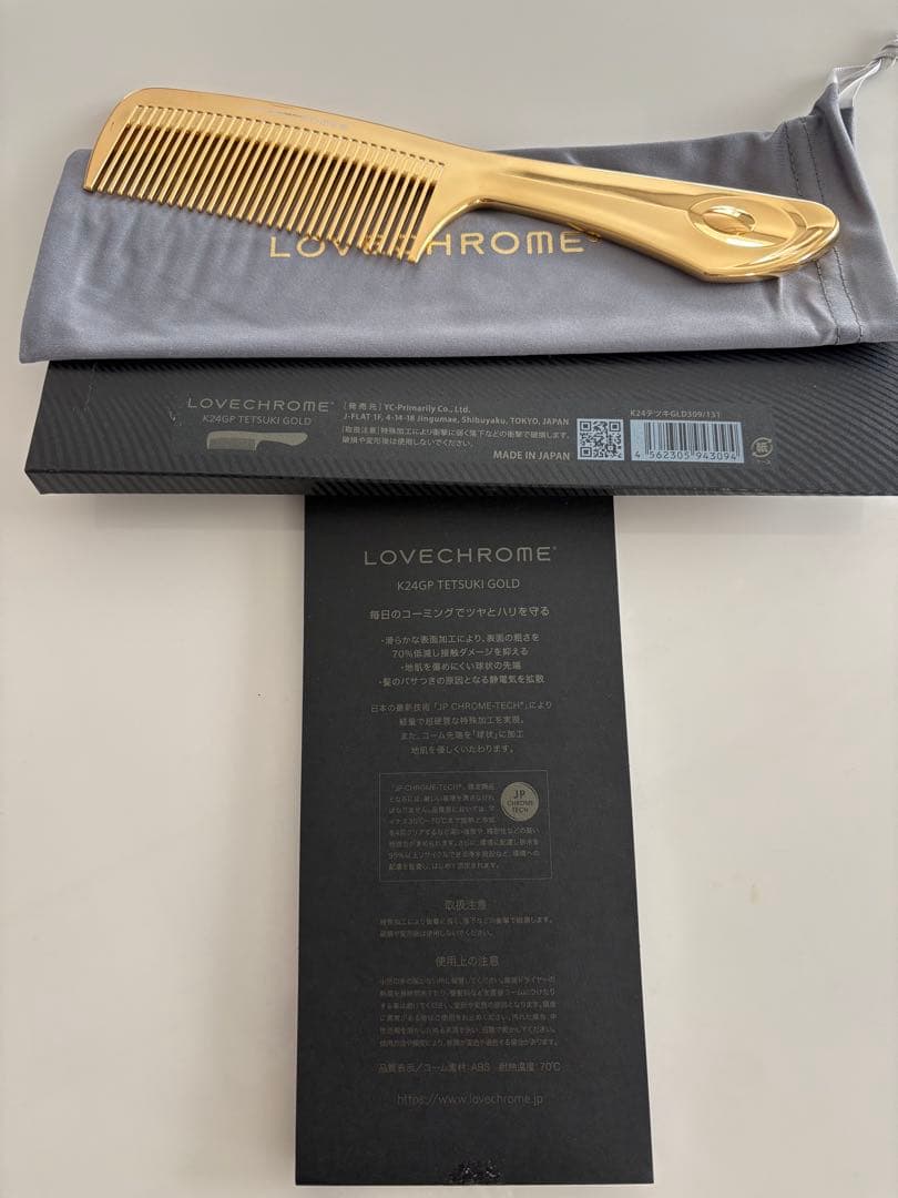 LOVECHROME K24GP TETSUKI GOLD コーム新品未使用
