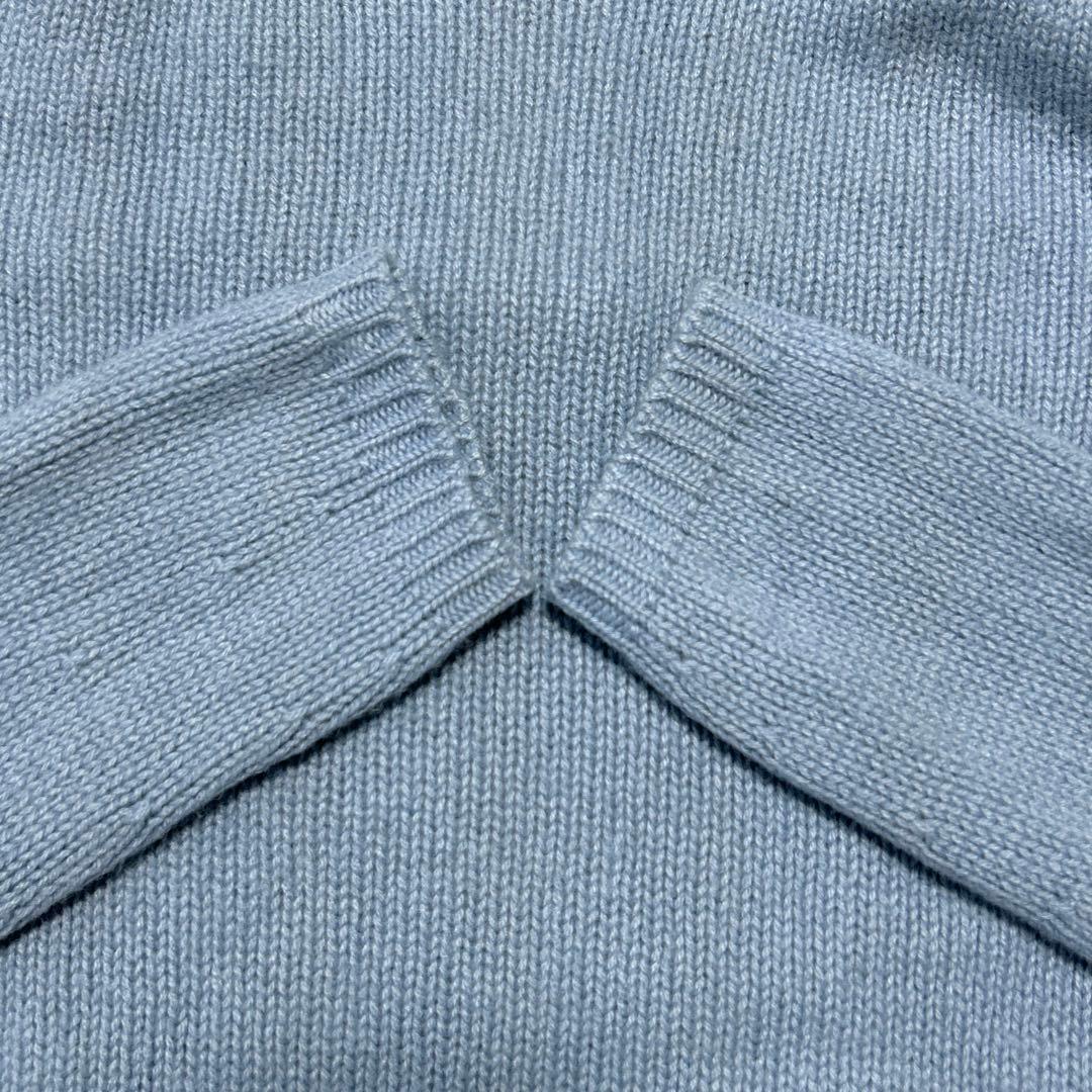 S Max Mara カシミヤ100％ ニット セーター ブルー イタリア製