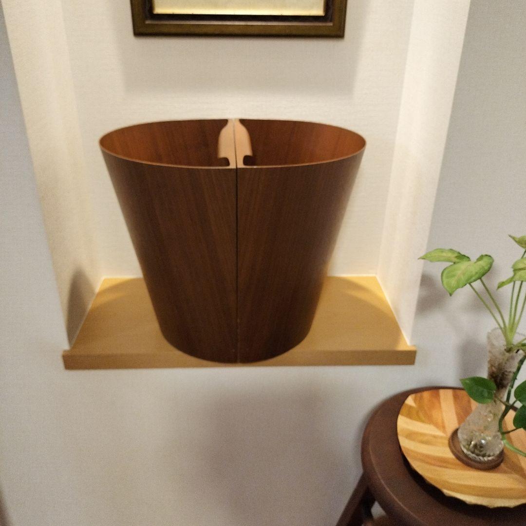 旭川クラフト工房 cosine　ごみ箱　 ウォールナット