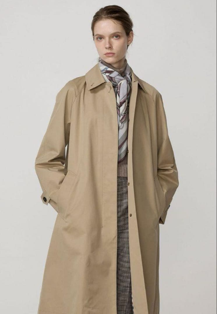 未使用✨　アクアスキュータム MADE IN U.K ステンカラーコート　現行品