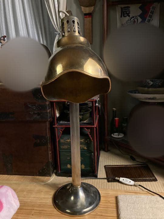 アンティークスタンドライト真鍮製