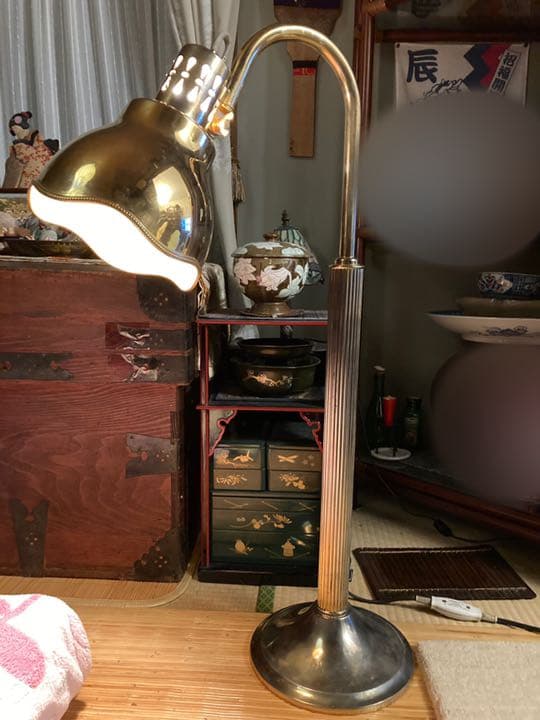 アンティークスタンドライト真鍮製