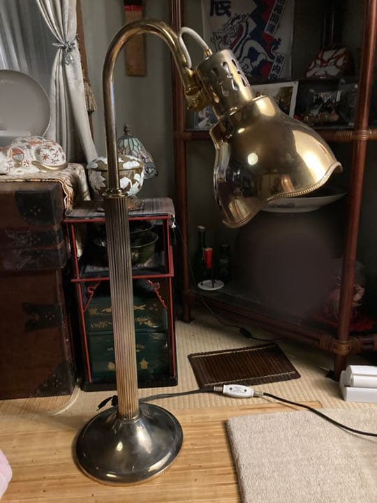 アンティークスタンドライト真鍮製
