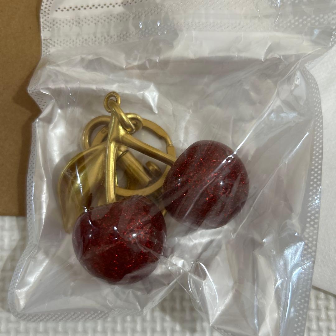 新品未使用★コーチ　キーホルダー キーリング チェリー