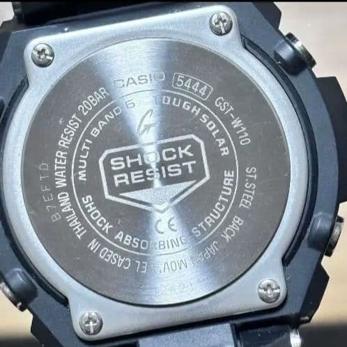極美品G-SHOCK GST-W110 G-STEEL 電波ソーラ