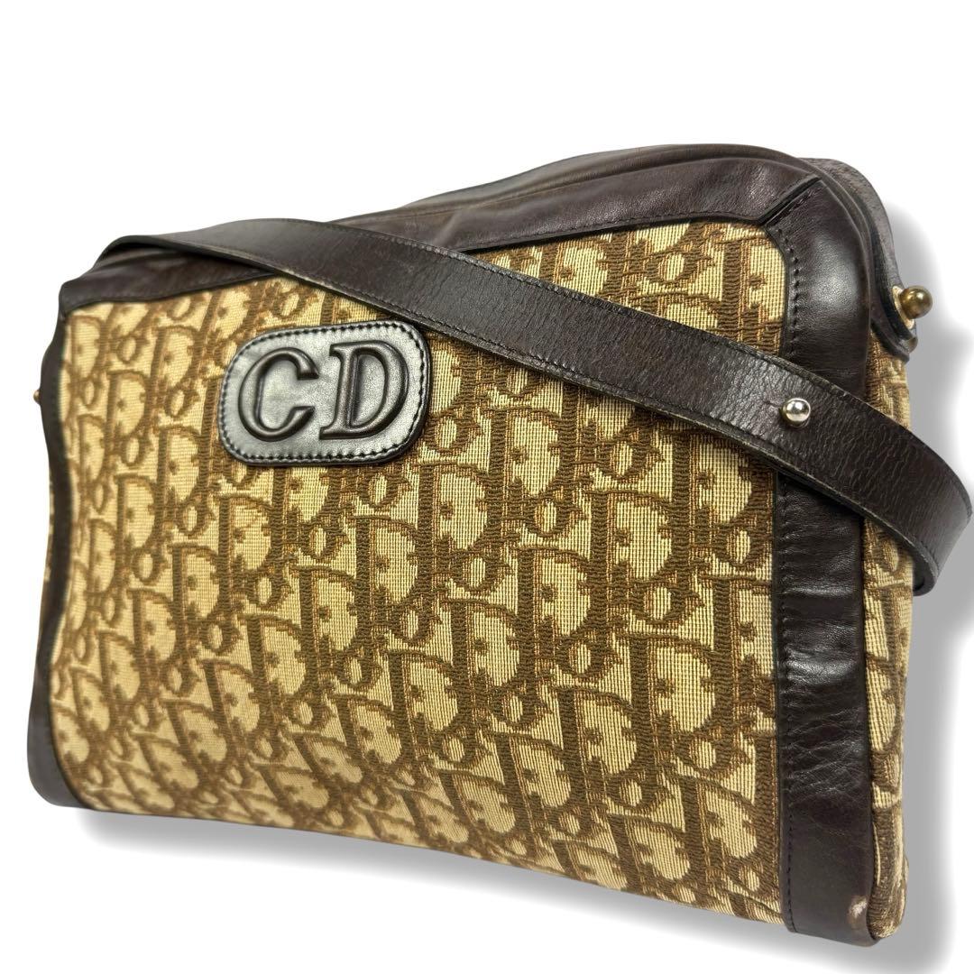 クリスチャンディオール ワンショルダーバッグ トロッター CDロゴ キャンバス
