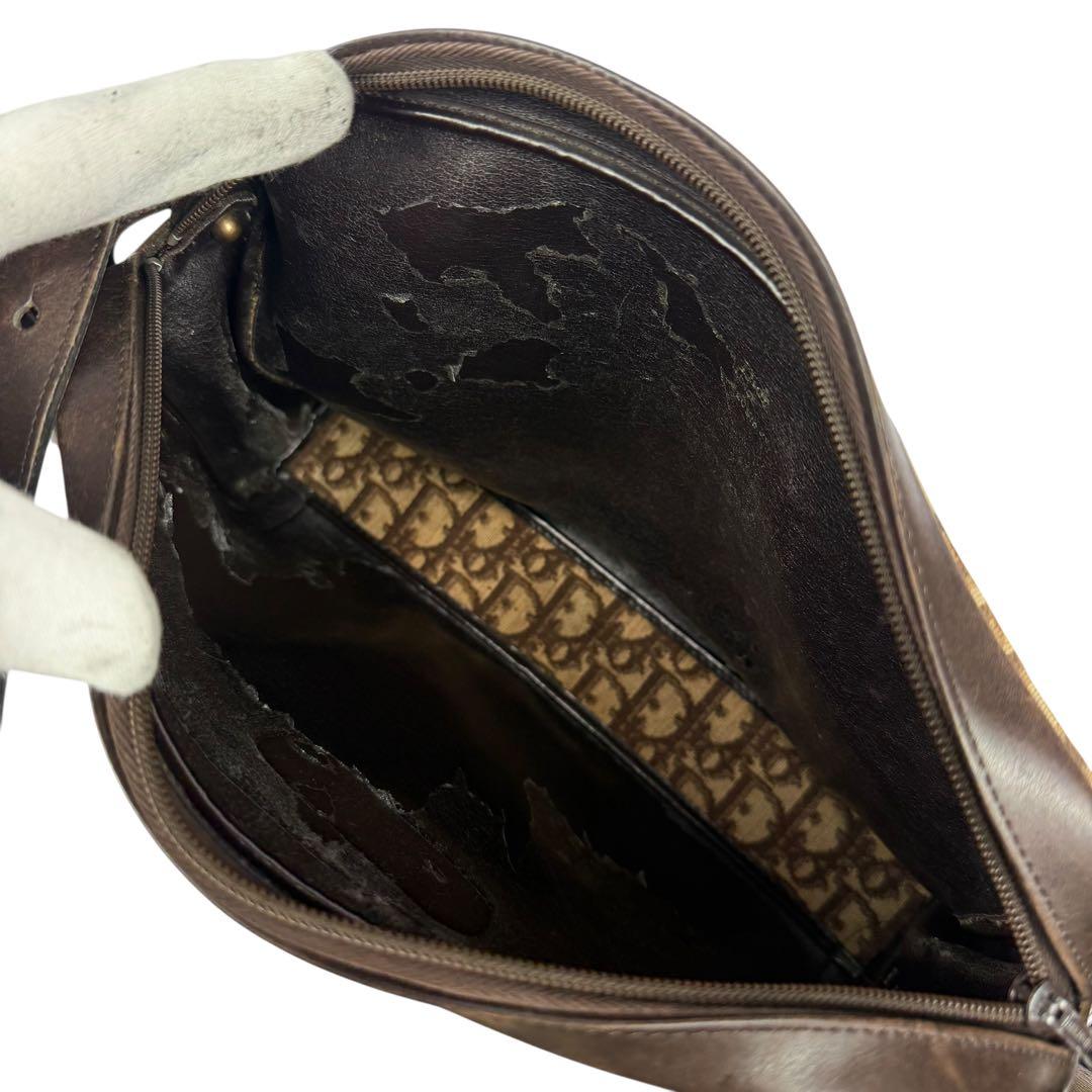 クリスチャンディオール ワンショルダーバッグ トロッター CDロゴ キャンバス