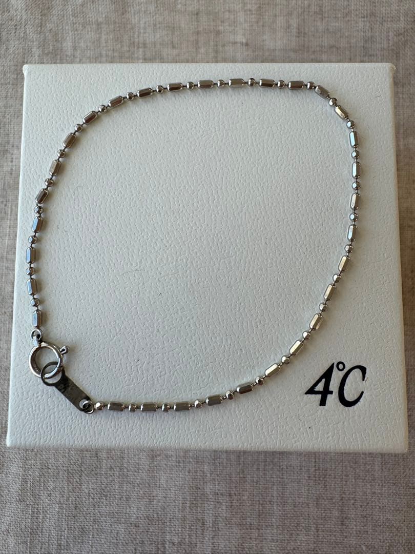 ４℃ プラチナ ブレスレット Pt850